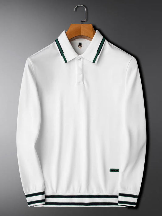 Zozeras Vintage Emblem Knit Polo T-Shirt